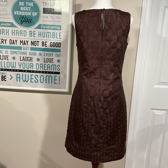 White House Black Market embroidered sheath dress. - Picture 5 of 9